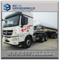 3 axles 35 ton 40000 liters stainless steel milk tank truck semi trailer